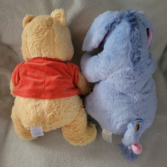 Winnie The Pooh and Eeyore Classic by Disney Plush Stuffed Animals Pair - Picture 3 of 9